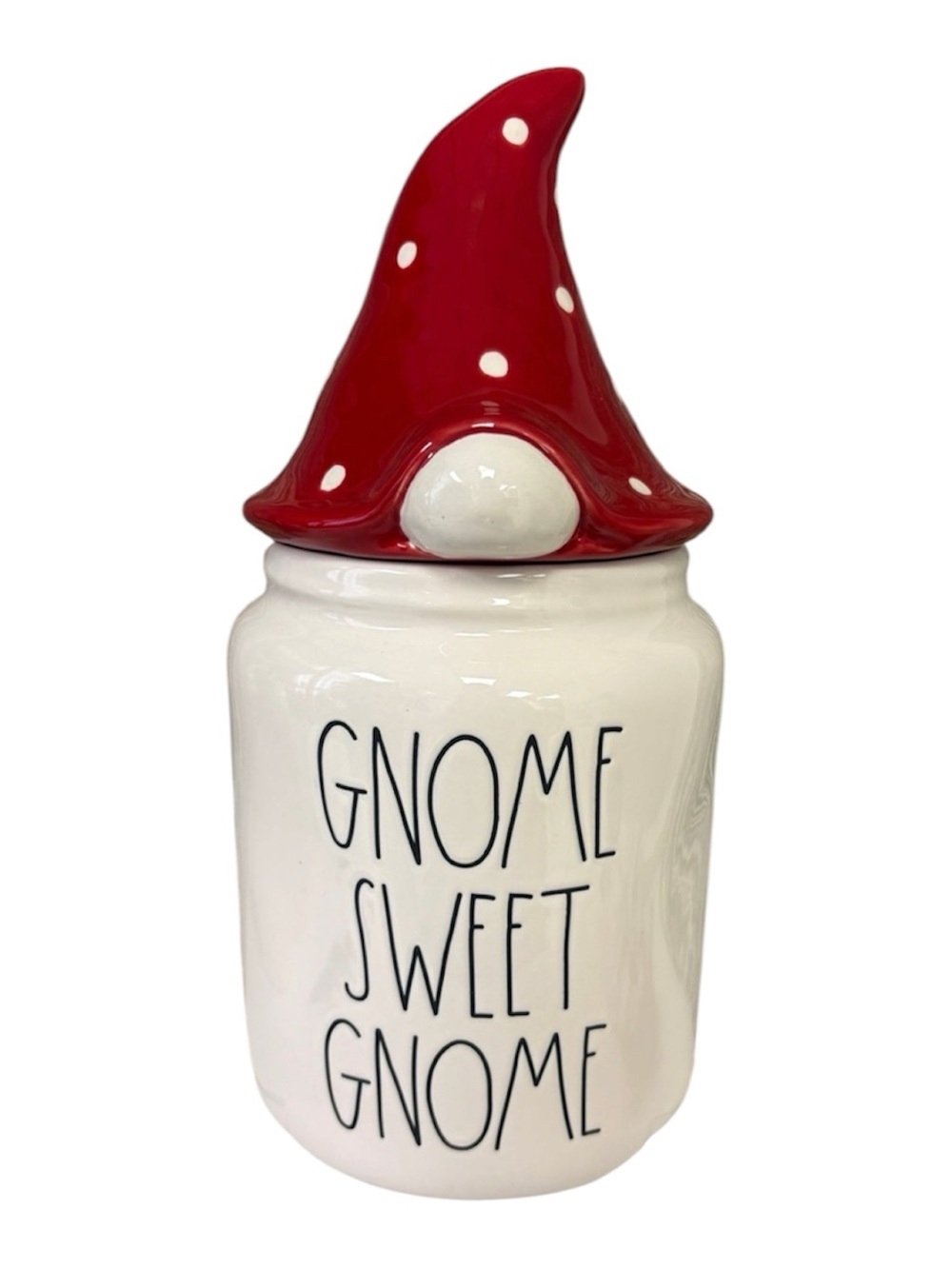 Rae Dunn 'Gnome Sweet Gnome' Ceramic Canister
